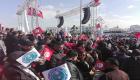 مظاهرة لأفراد الأمن التونسي احتجاجا على تردي أوضاعهم الاجتماعية