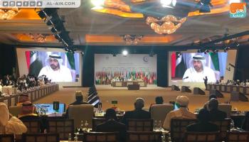 الشيخ عبدالله بن زايد آل نهيان وزير الخارجية والتعاون الدولي الإماراتي