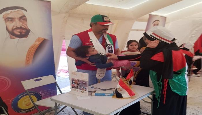 حملة الشيخة فاطمة الإنسانية في القرى المصرية - أرشيفية