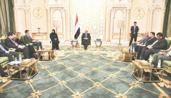 لقاء الرئيس اليمني ووزير الخارجية البريطاني