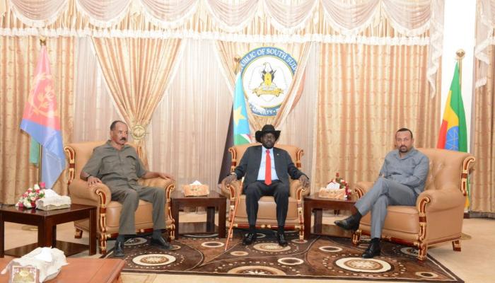 قمة ثلاثية بين زعماء إريتريا وإثيوبيا وجنوب السودان