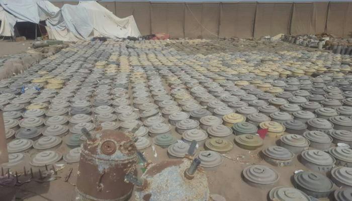 ألغام مليشيا الحوثي بالساحل الغربي-أرشيفية
