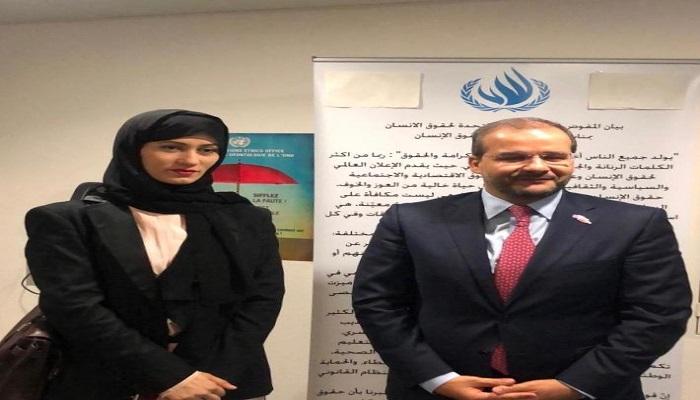 زوجة الشيخ طلال آل ثاني تشكو انتهاكات قطر للأمم المتحدة