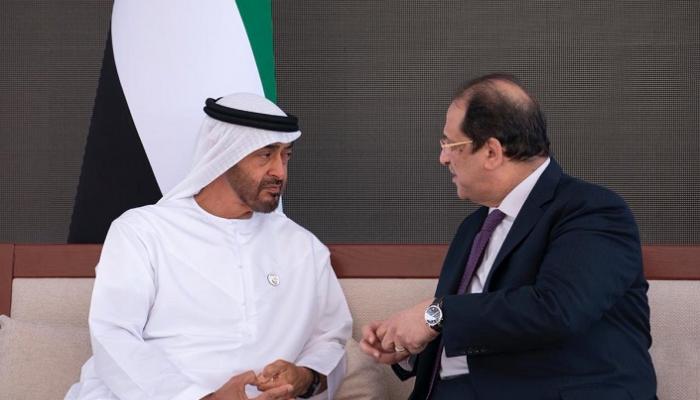 الشيخ محمد بن زايد آل نهيان ورئيس جهاز المخابرات العامة المصرية