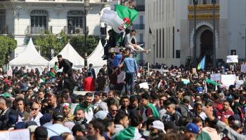 المظاهرات الاحتجاجية في الجزائر- رويترز