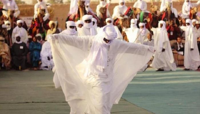جانب من احتفالات لقبائل التبو الليبية