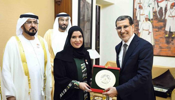 الدكتورة أمل عبدالله القبيسي وسعد الدين العثماني