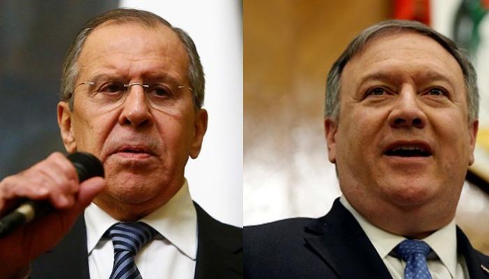 سيرجي لافروف ونظيره الأمريكي مايك بومبيو