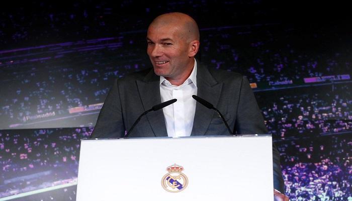 زين الدين زيدان مدرب ريال مدريد