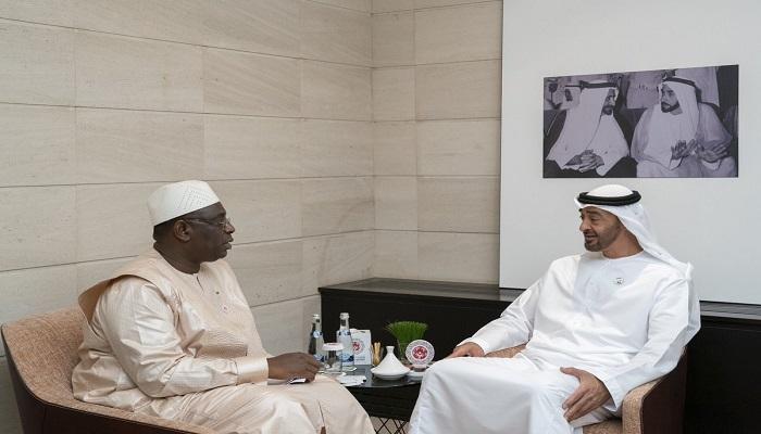 الشيخ محمد بن زايد آل نهيان ورئيس السنغال
