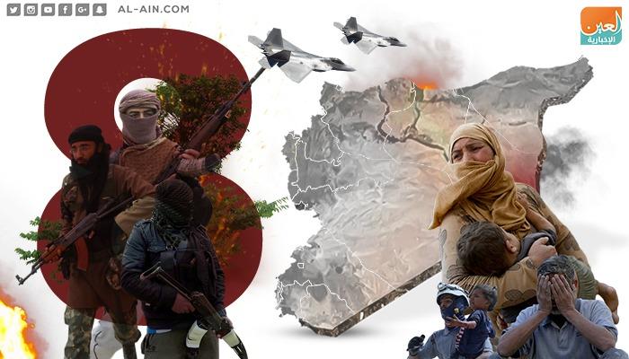 الأزمة السورية في ذكراها الثامنة