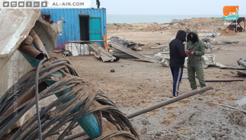 آثار الدمار والخراب الذي خلفه القصف الإسرائيلي