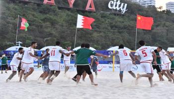فرحة اللاعبين بالتأهل
