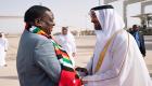 محمد بن زايد يستقبل رئيس زيمبابوي لدى وصوله الإمارات