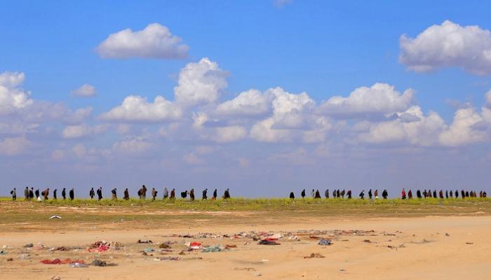 خروج جماعي من بلدة الباغوز - أرشيفية