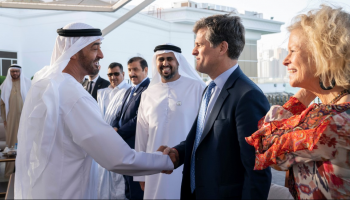 محمد بن زايد يستقبل مجلس إدارة مؤسسة الأولمبياد الخاص