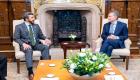 عبدالله بن زايد ورئيس الأرجنتين يبحثان تعزيز علاقات التعاون