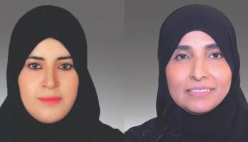 القاضيتان خديجة خميس خليفة الملص، وسلامة راشد سالم الكتبي