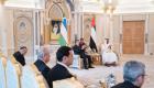 محمد بن زايد ورئيس أوزبكستان يبحثان العلاقات الاقتصادية بين البلدين 