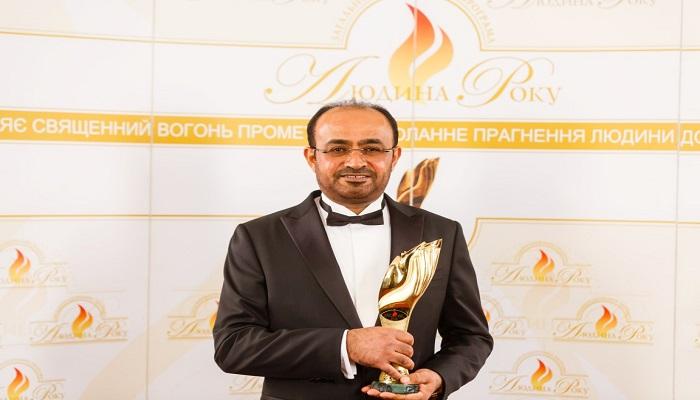 سفير الإمارات في أوكرانيا بعد منحه جائزة "شخصية العام"
