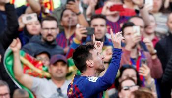 ليونيل ميسي لاعب برشلونة