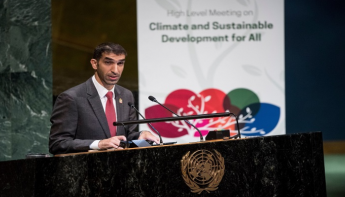 الدكتور ثاني بن أحمد الزيودي، وزير التغير المناخي والبيئة الإماراتي