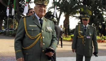 الفريق أحمد قايد صالح قائد أركان الجيش الجزائري - أرشيفية