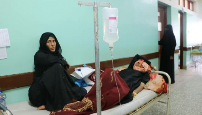 غالبية ضحايا الكوليرا في تعز من النساء والأطفال