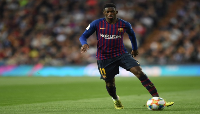 عثمان ديمبلي لاعب برشلونة