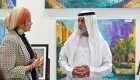 نهيان بن مبارك يزور معرض "فنون العالم دبي"