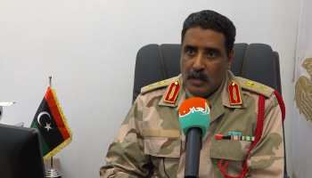 المتحدث باسم الجيش الوطني الليبي اللواء أحمد المسماري 