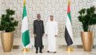 محمد بن زايد ورئيس نيجيريا يبحثان علاقات الصداقة والتعاون بين البلدين