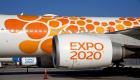 بالصور.. طيران الإمارات تنتهي من وضع شعار "إكسبو 2020" على 40 طائرة