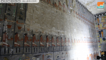 جانب من مقبرة "خوي" في مصر