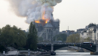 وزير الداخلية الفرنسي: لا سبب معلوم لحريق كاتدرائية نوتردام