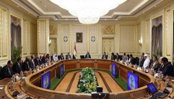 اتحاد البورصات العربية خلال اجتماعهم مع رئيس الوزراء المصري