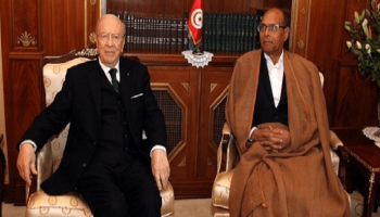 الرئيس الباجي قائد السبسي والمنصف المرزوقي - أرشيفية