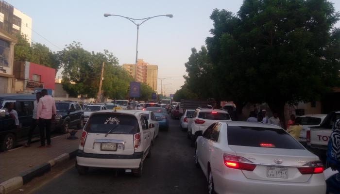 تكدرس مرروي بشوارع الخرطوم بسبب إضراب الشرطة