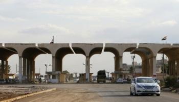 معبر نصيب الحدودي بين سوريا والأردن
