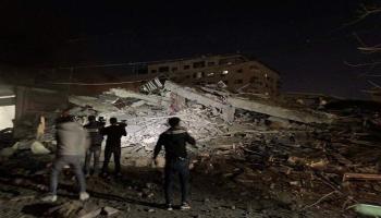 آثار القصف الإسرائيلي على قطاع غزة