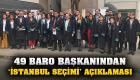 49 نقابة محامين تركية: إعادة انتخابات إسطنبول غير قانونية