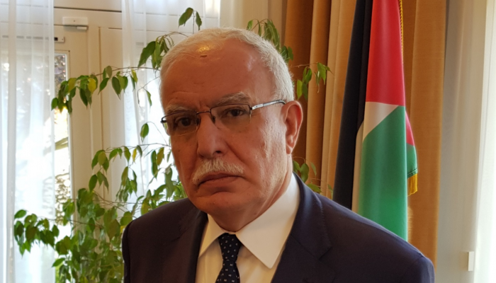 وزير الخارجية الفلسطيني رياض المالكي