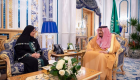 الملك سلمان يبحث مع "القبيسي" العلاقات الوثيقة بين السعودية والإمارات