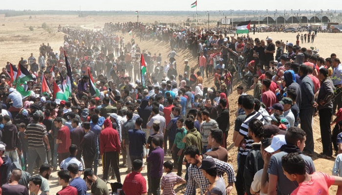 آلاف الفلسطينيين يحيون ذكرى النكبة