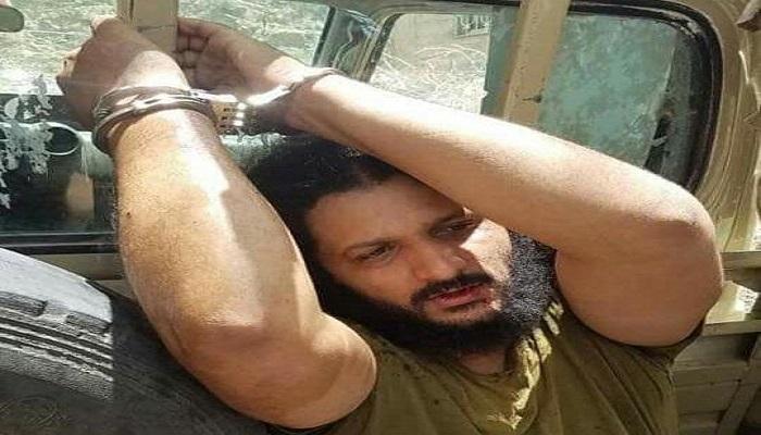 الإرهابي بلال الوافي بعد القبض عليه