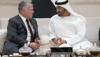 الشيخ محمد بن زايد يلتقي الملك عبدالله الثاني