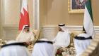 محمد بن زايد والعاهل البحريني يبحثان تطورات الأحداث بالمنطقة 