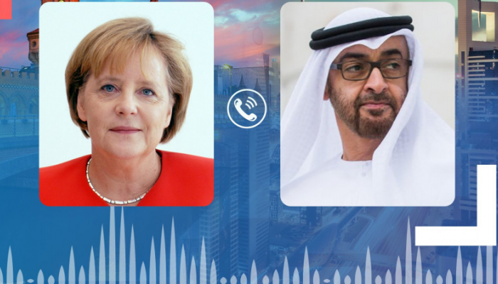 اتصال هاتفي بين الشيخ محمد بن زايد وأنجيلا ميركل