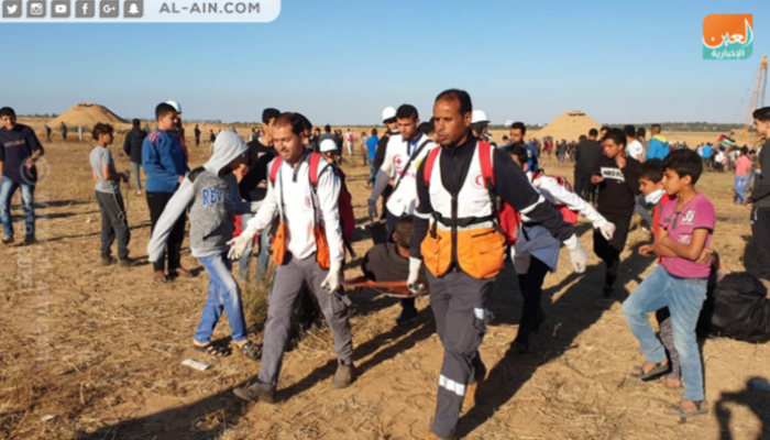 إصابات برصاص الاحتلال خلال مسيرات العودة