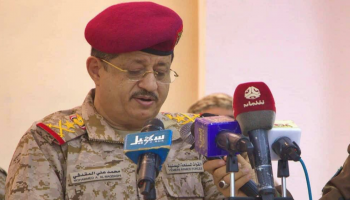 وزير الدفاع اليمني محمد المقدشي
